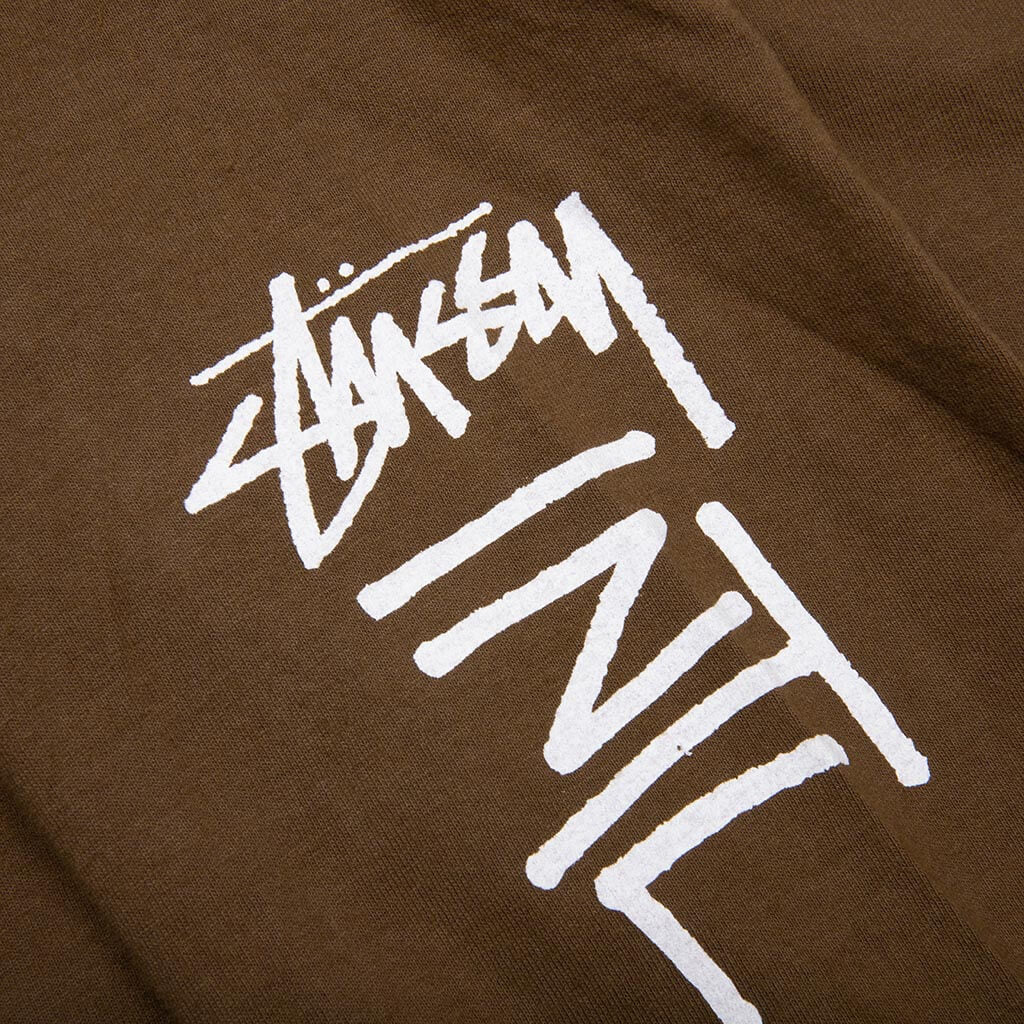 International Crew Pigment Dyed L S Tee Brown