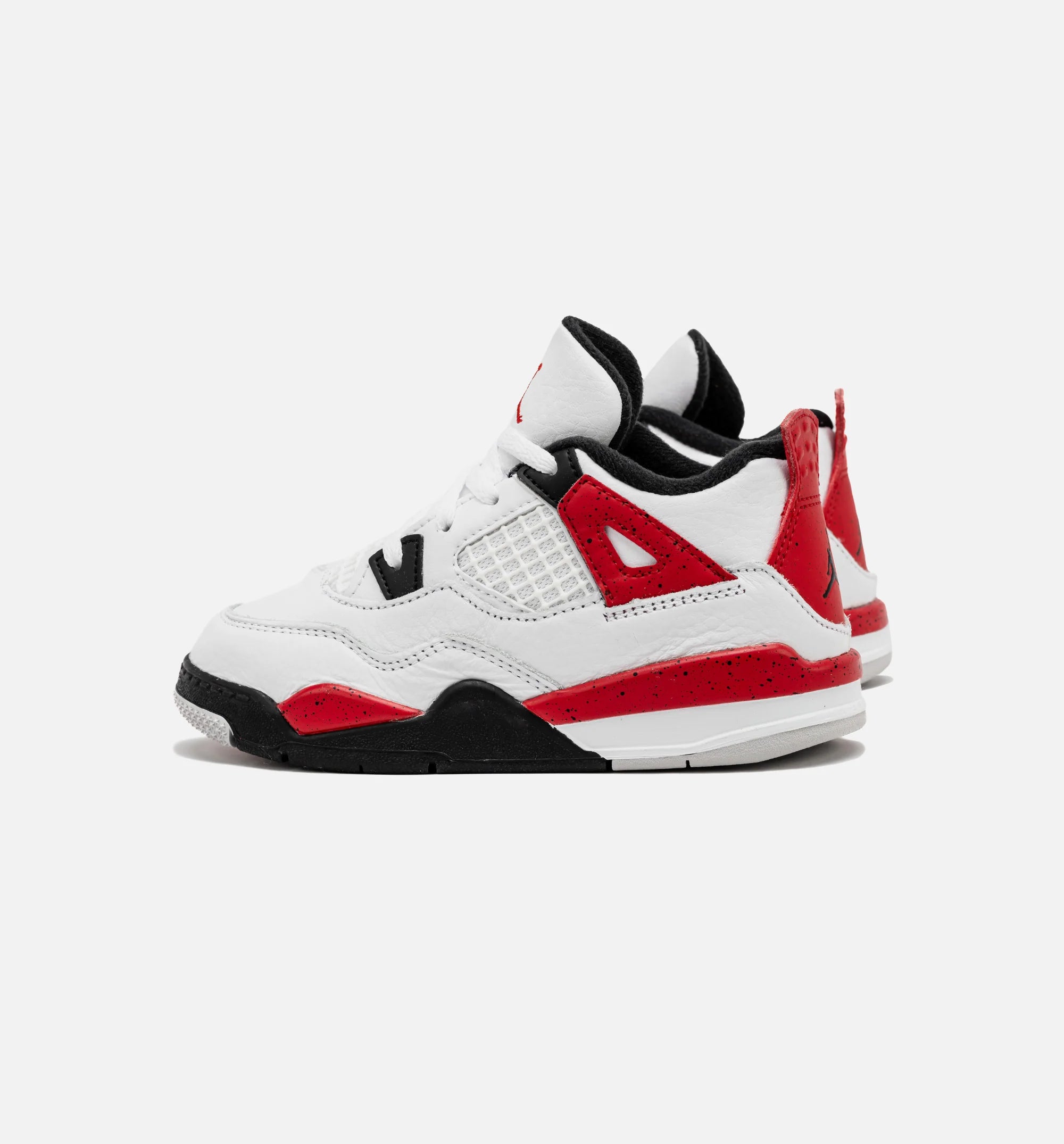 Air Jordan 4 Retro Red Cement Infant Toddler Lifestyle Shoe White Red