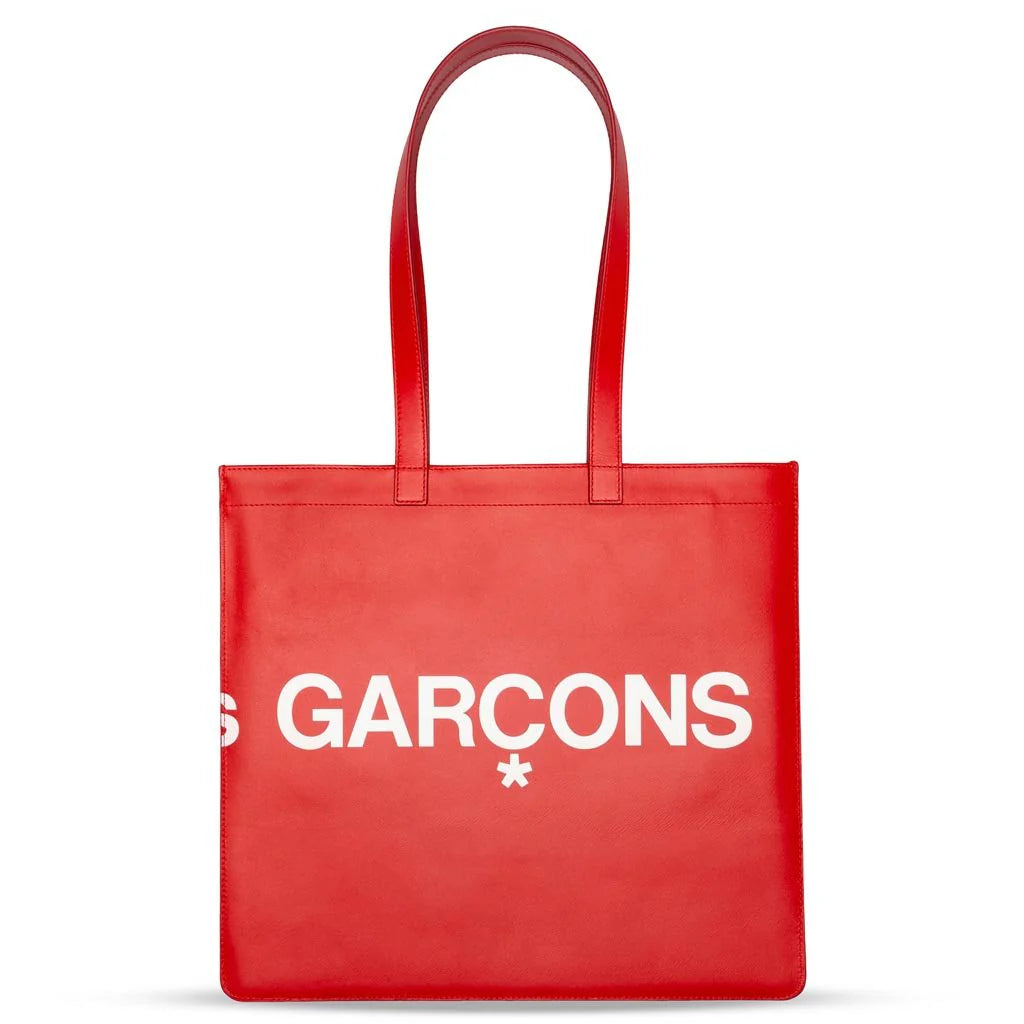 Comme des Garcons SA9001HL Huge Logo Tote Bag Red