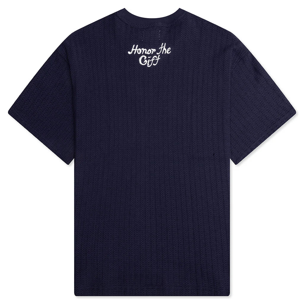 Knit Box Tee Navy
