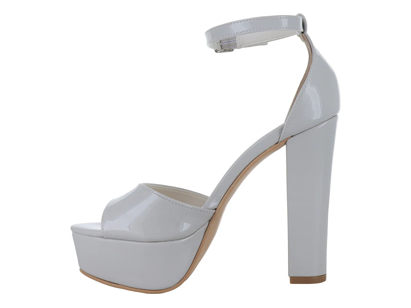 Zapatillas de Tacón Clasben Color Yeso para Mujer