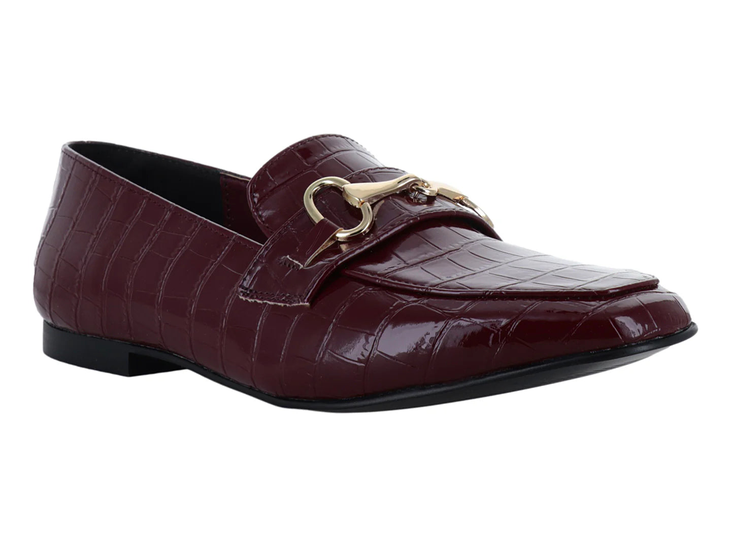 Mocasines Formales Lady One Color Vino para Mujer