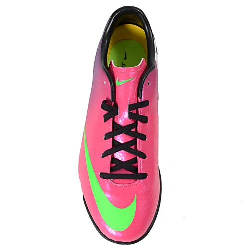 Nike Mercurial Victory IV IC Youth Indoor Soccer Shoes Fireberry Green