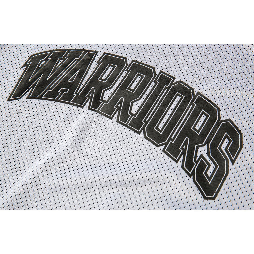 Golden State Warriors NBA Drop Step Reversible Jersey Mens White Black