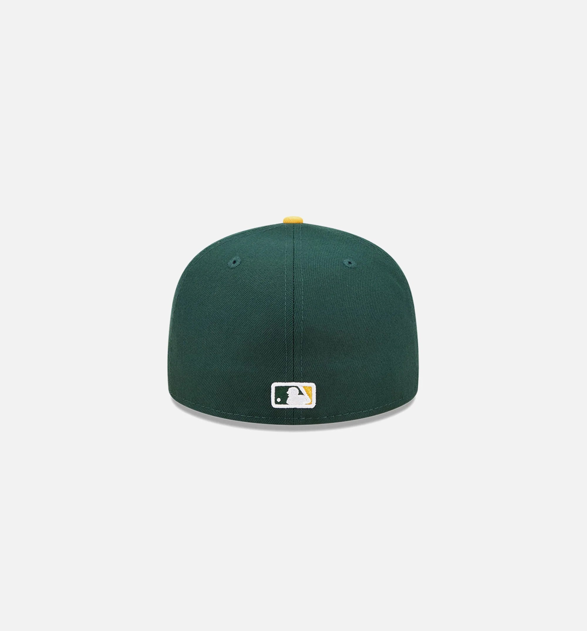 Oakland Athletics Comic Cloud 59FIFTY Fitted Cap Mens Hat Green Yellow