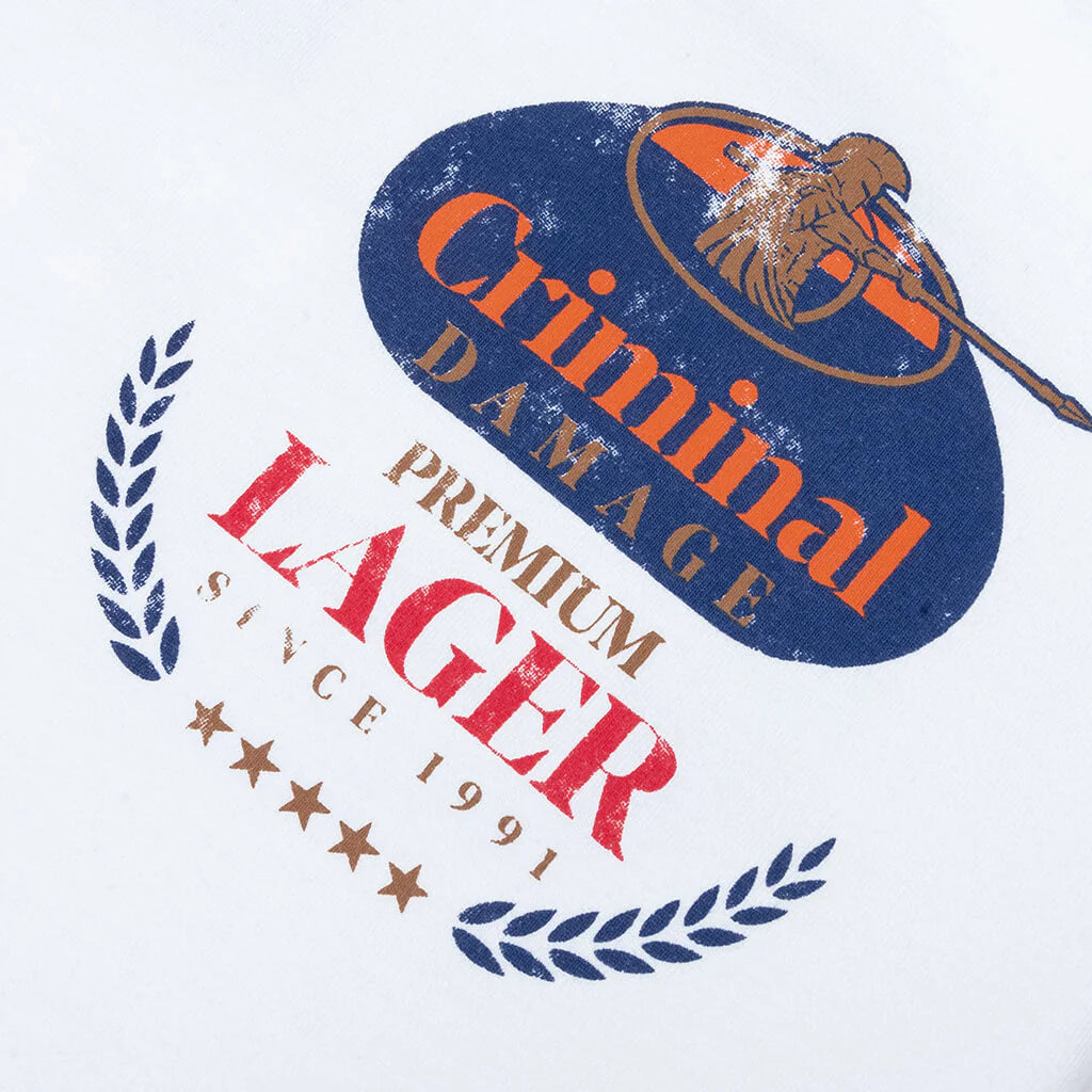 Premium Lager Tee Off White