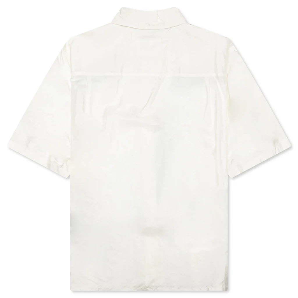 Silk And Nylon Shirt Eggshell