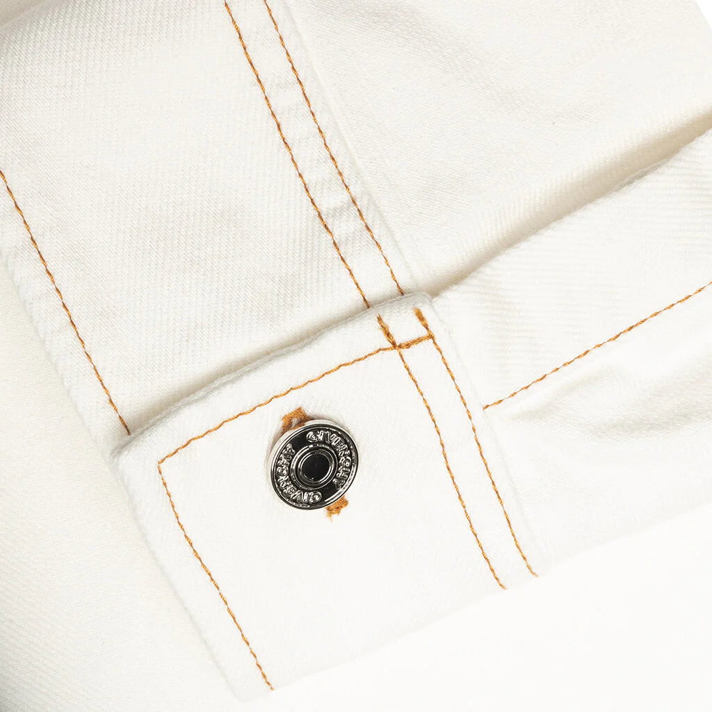 Couture Seam Overshirt White