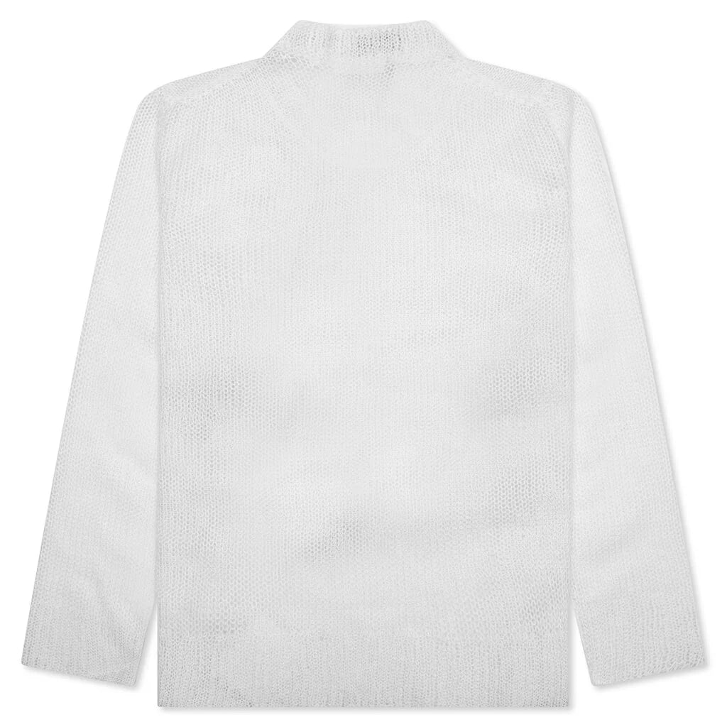 Looking for Miracles Layered Sweater With T Shirt Open White