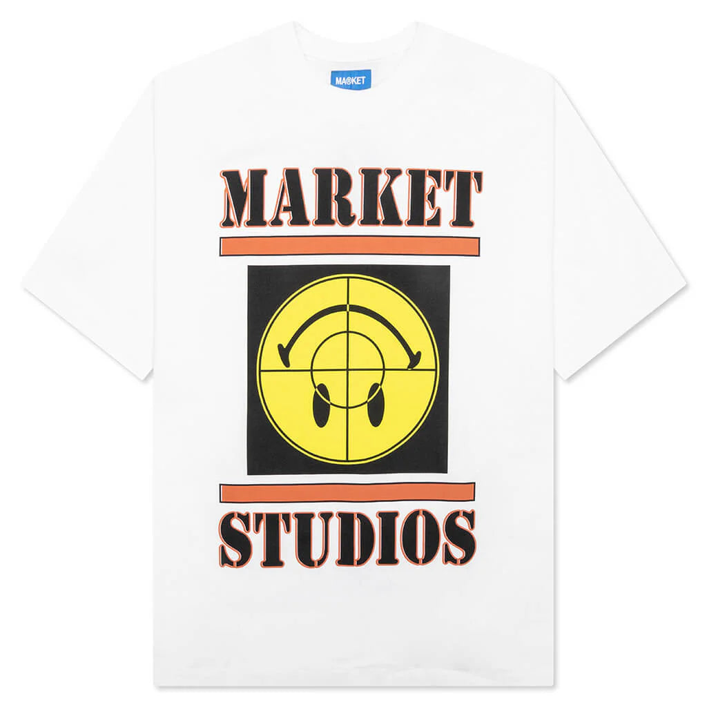 Smiley Hidden Truth T Shirt White