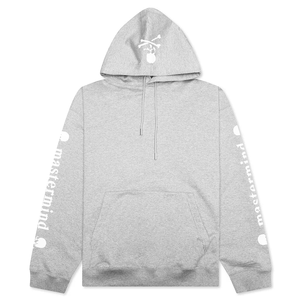 Logo Hoodie Top Gray