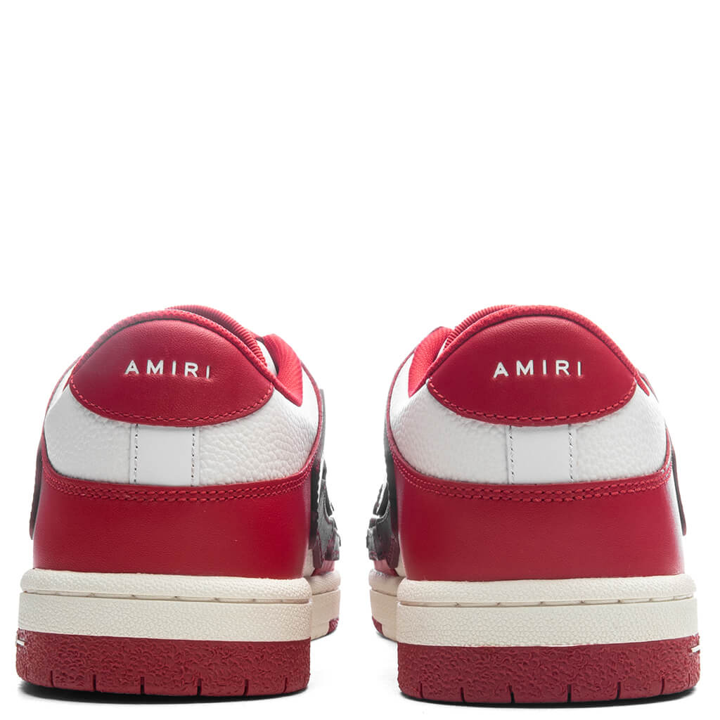 Skel Top Low Red White