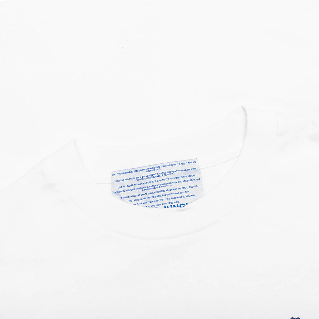 Good Morning Cops Tee White