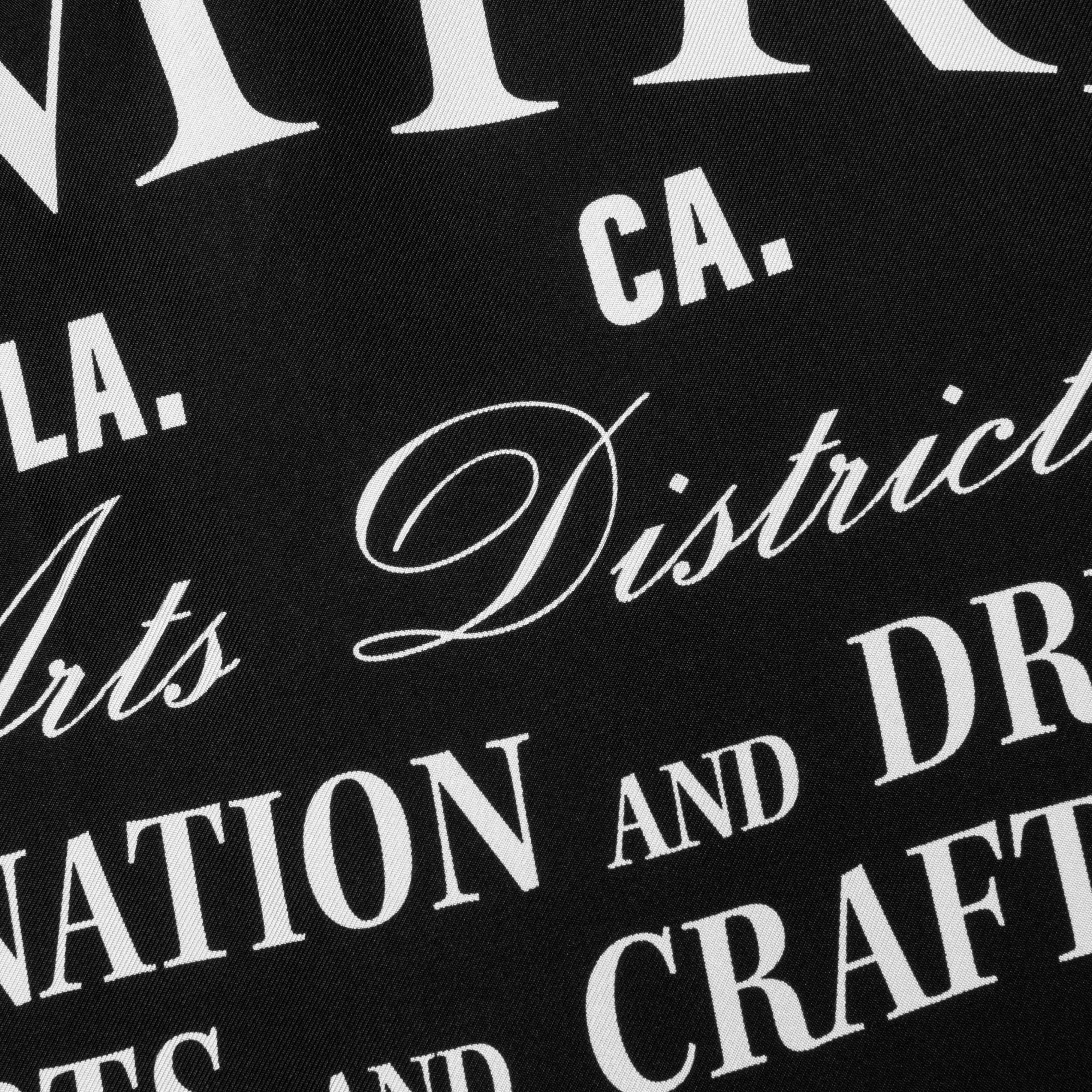 Arts District Silk Shirt Black