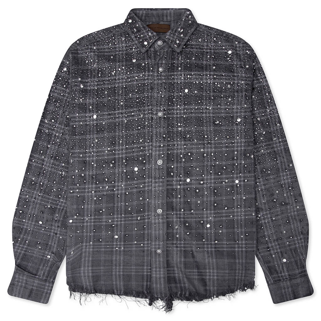 20K Pearl Diamond Shirt Black Gray
