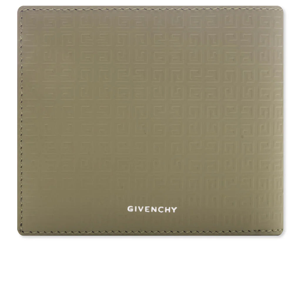 Wallet in 4G Micro Leather Khaki