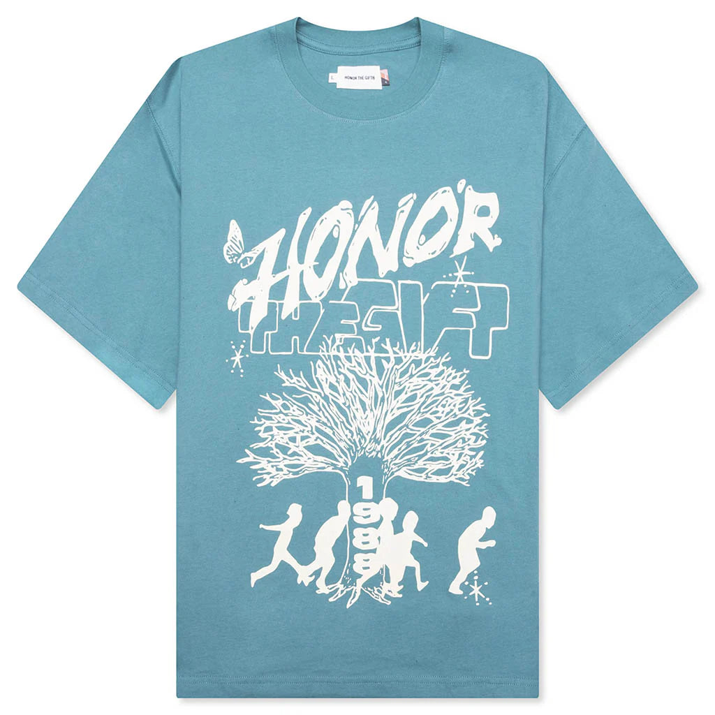 Family Tree T Shirt Green