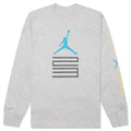 Brooklyn AJ11 Graphic L S Tee Grey Heather