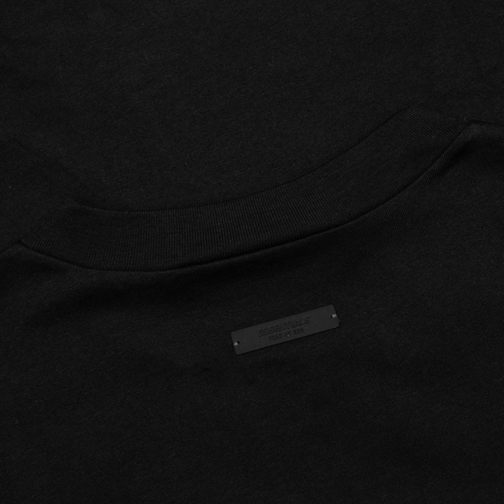 Jersey Crewneck T Shirt Black