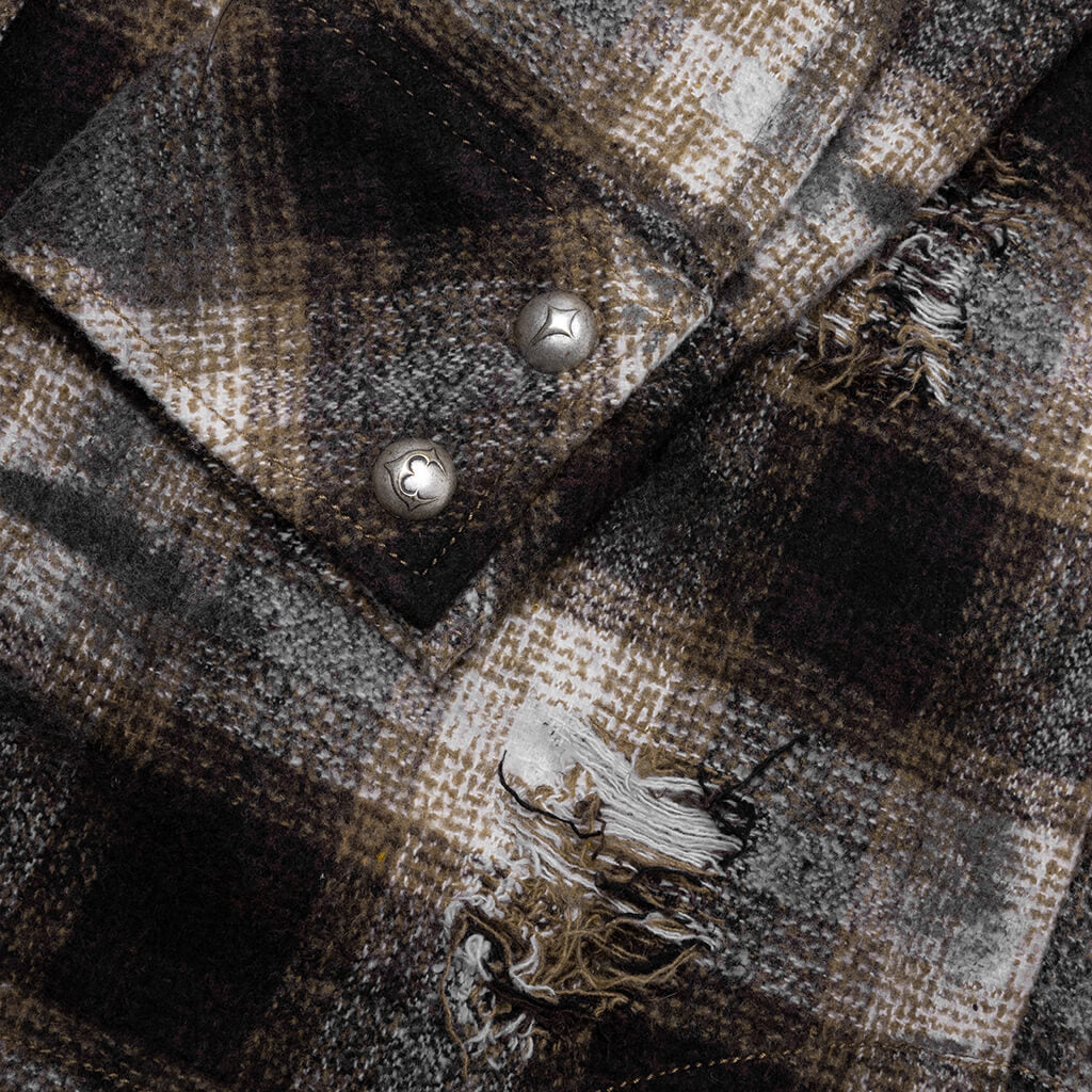 Angels Damaged Shirt Brown