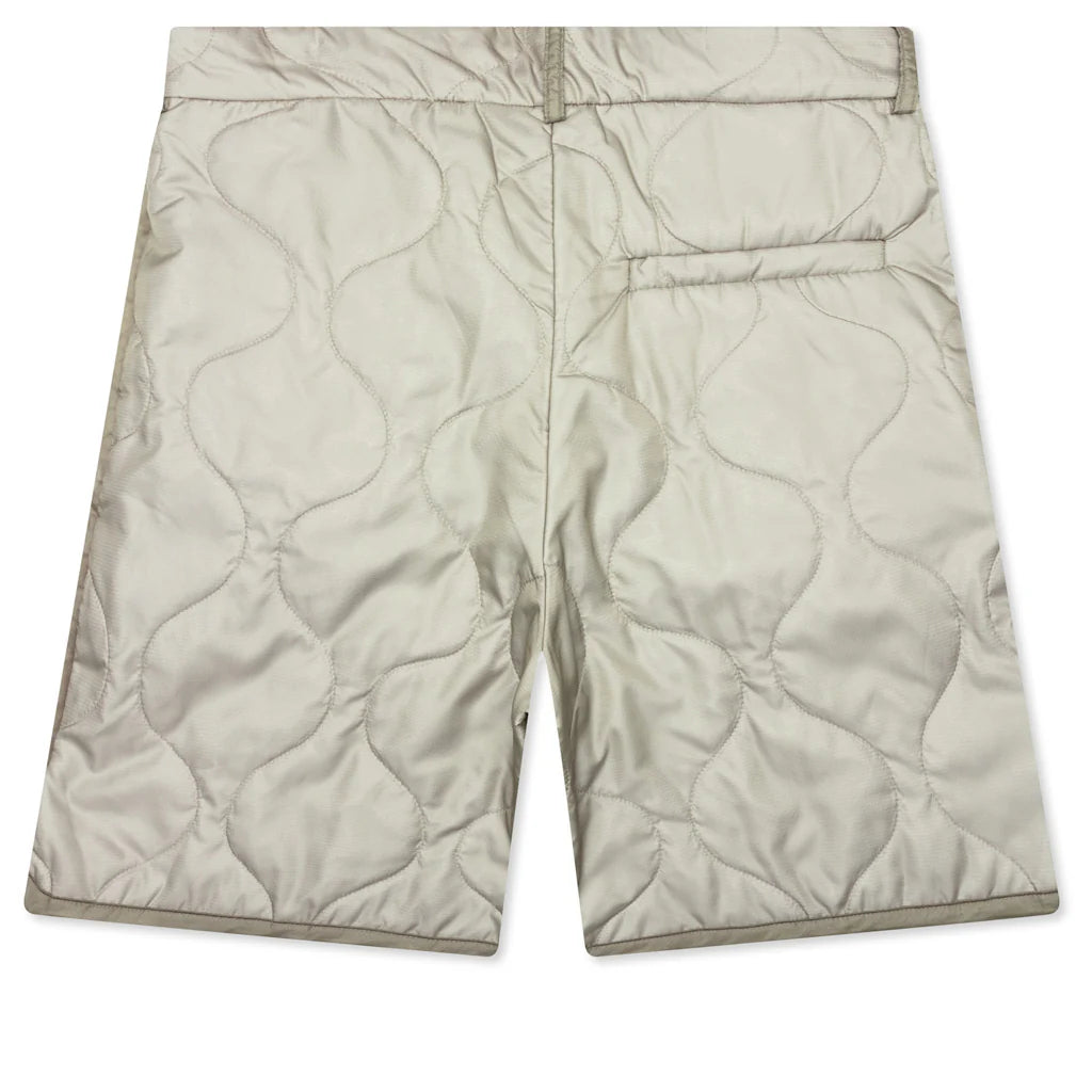 Pleaded Padded Shorts Sand