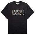 Studded Logo Tee Washed Black