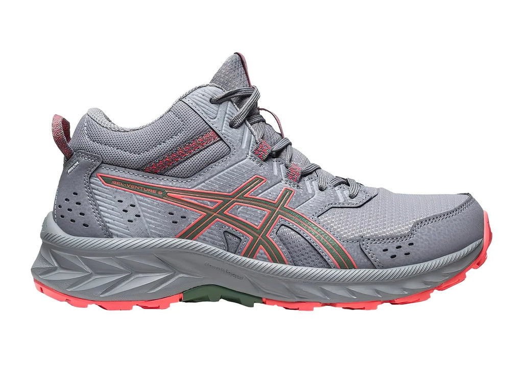 Tenis ASICS Gel Venture 9 MT Gris y Naranja para Mujer