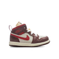 Jordan 1 Mid SE TD Coconut Milk Varsity Red Dark Pony
