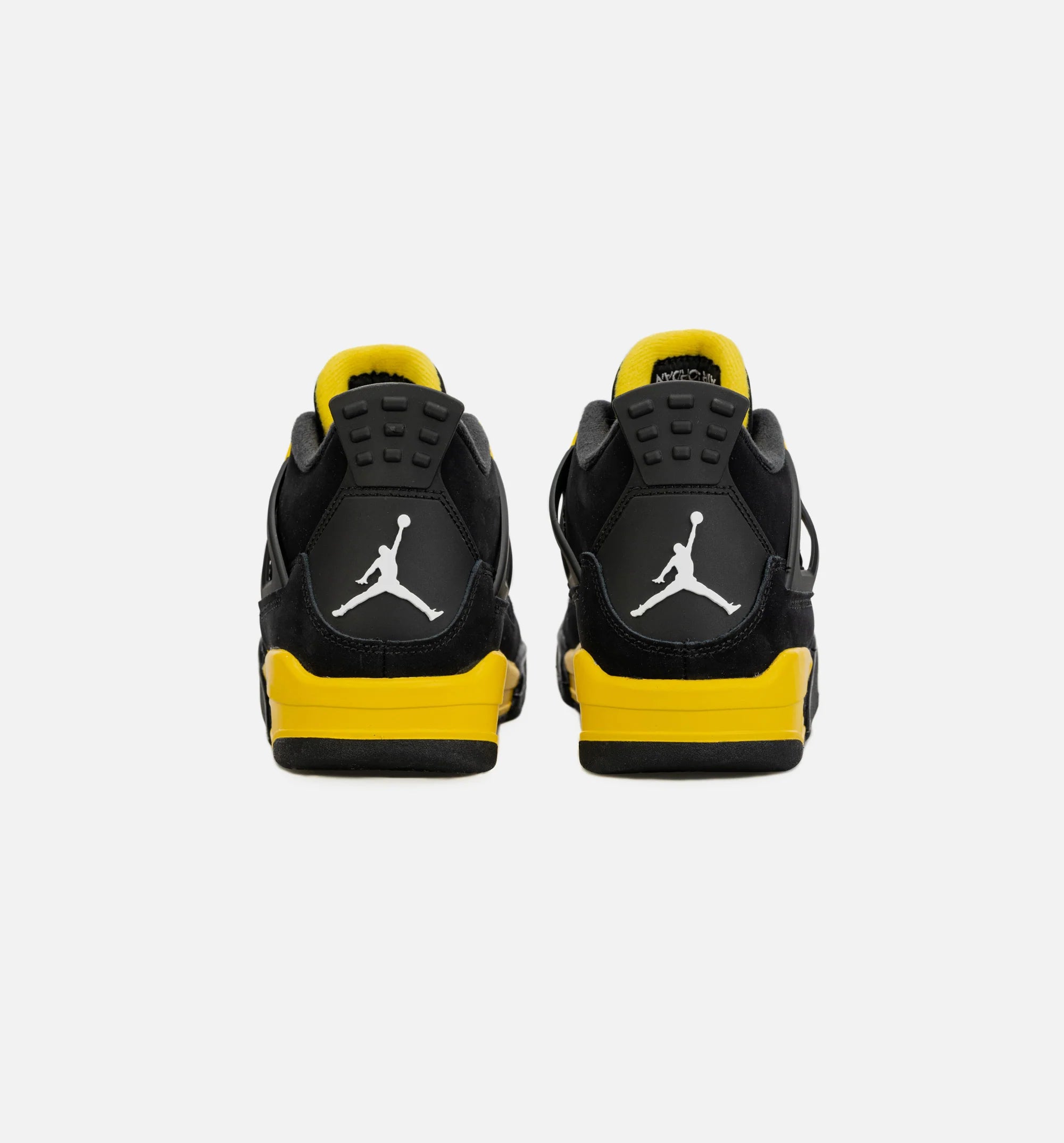 Air Jordan 4 Retro Thunder Grade School Lifestyle Shoe Black Yellow Free Shipping