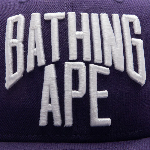 New Era x A Bathing Ape NYC Snapback Hat Purple