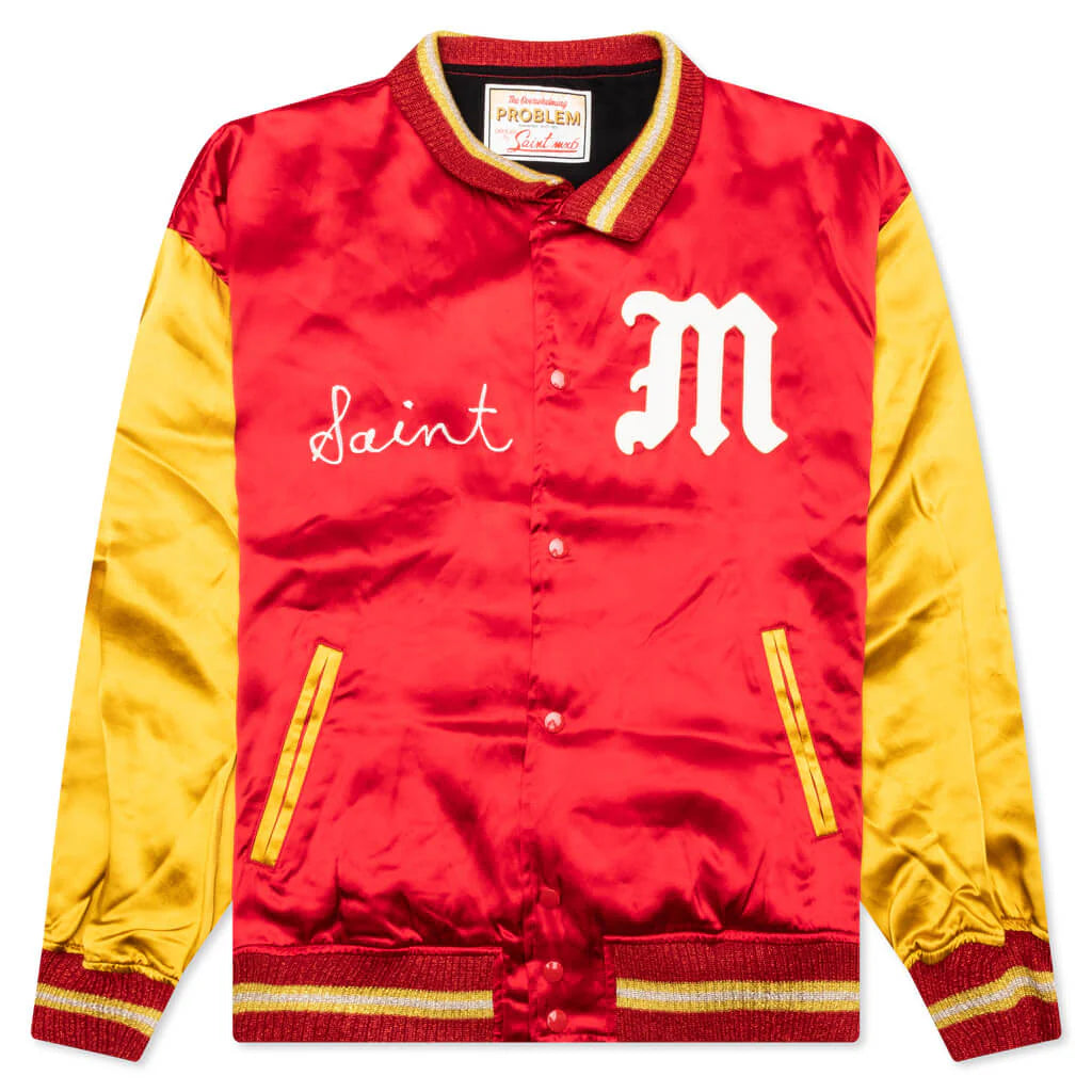 Saint Varsity Jacket Red
