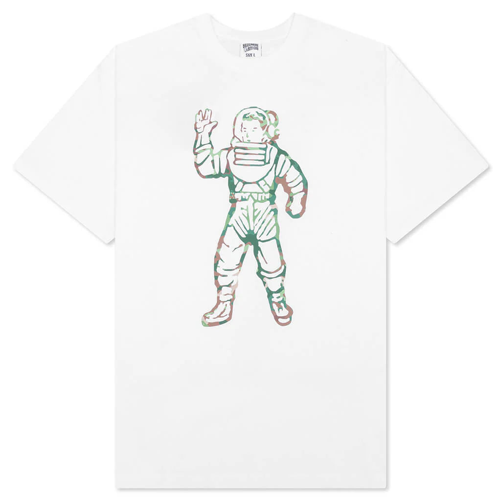 BB Astro Camo S S Tee White