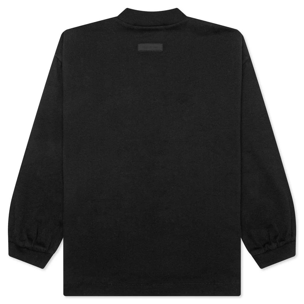 Kids L S Shirt Jet Black