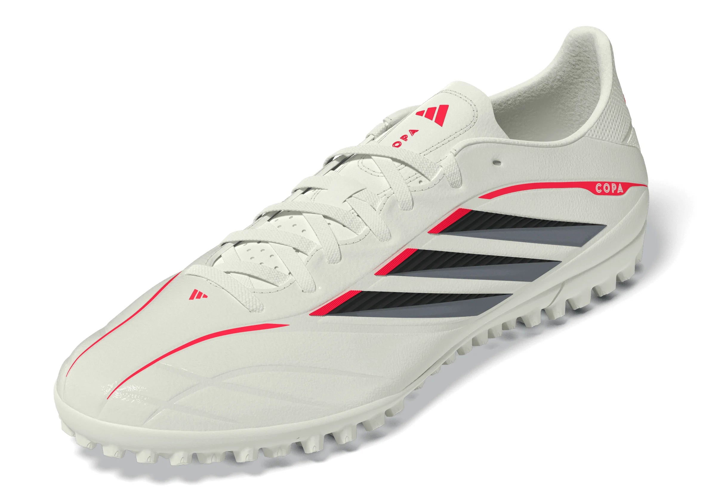 adidas Copa Pure IV Club TF Turf Mens Soccer Cleats Zero Metal Black Lucid Red