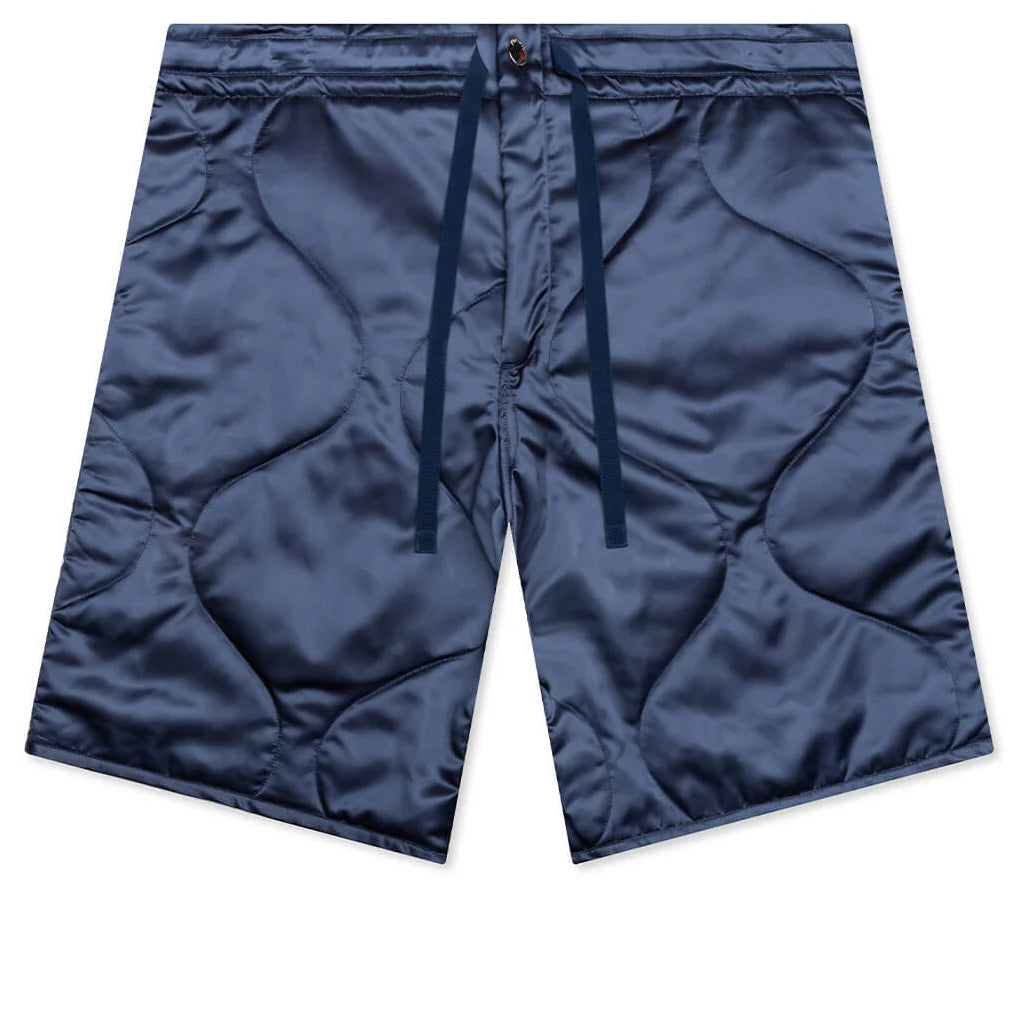 Quilted Shorts Light Indigo