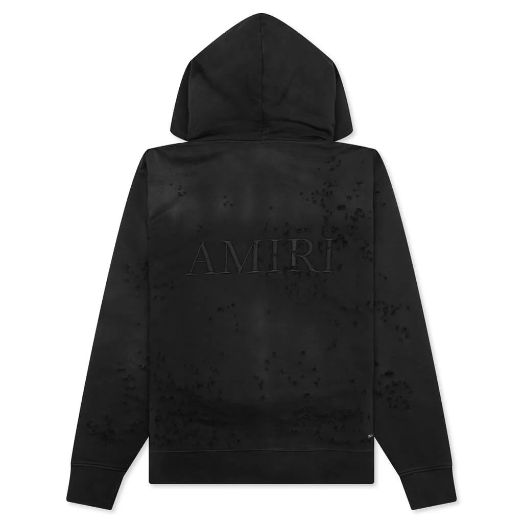 Ma Shotgun Embroidered Hoodie Black