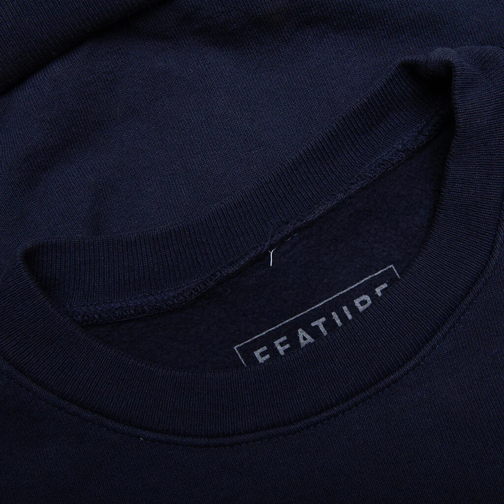 Kids Scrabble Crewneck Navy