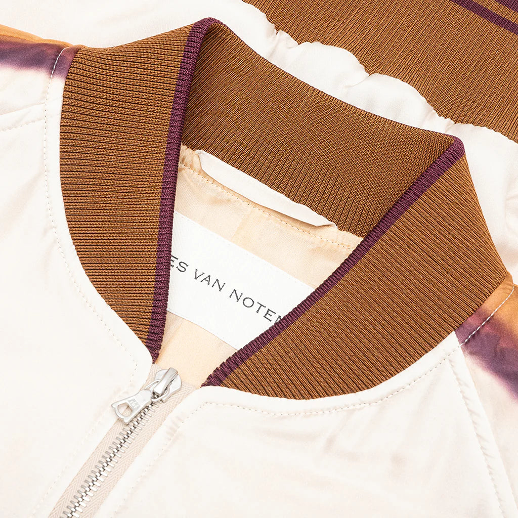Bomber Jacket Ecru Beige