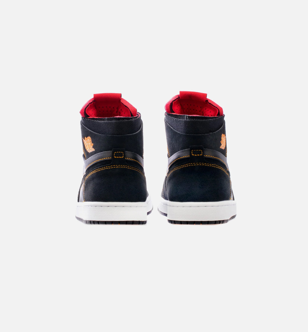 Air Jordan 1 Zoom CMFT Citrus Mens Lifestyle Shoe Black