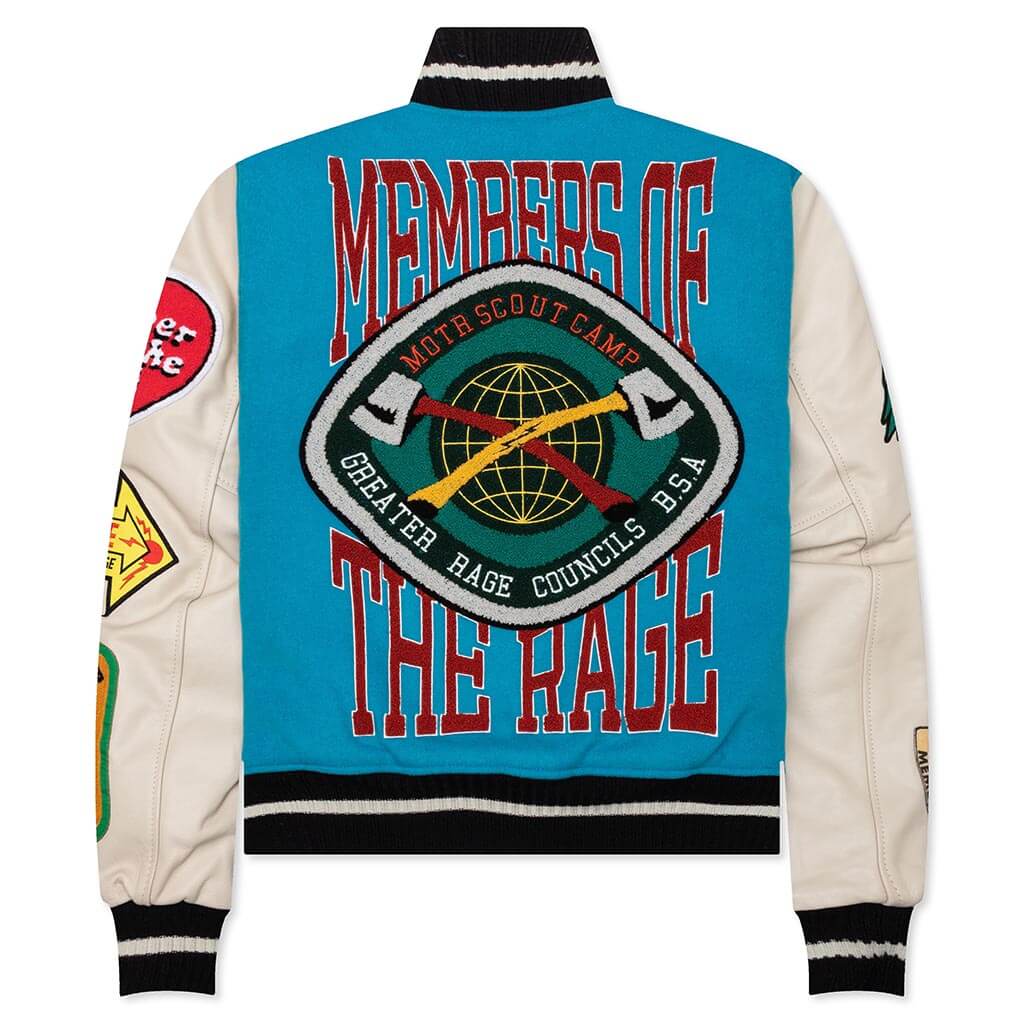 Classic Varsity Jacket Algers Blue