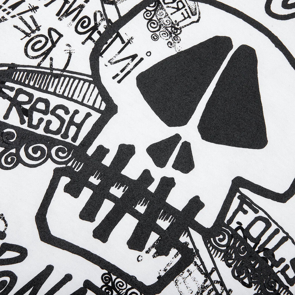Skulls Pigment Dyed Tee Natural
