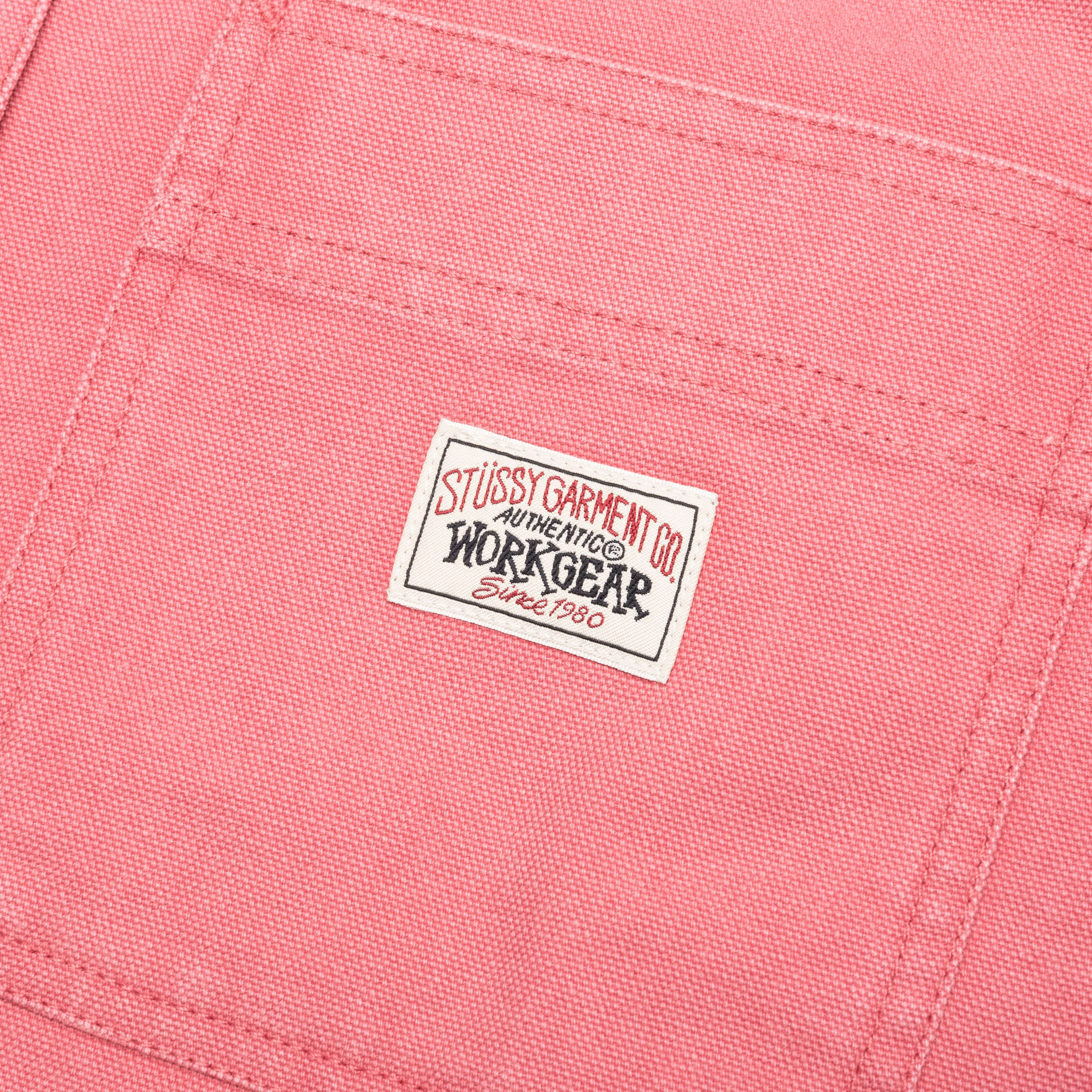 Heavy Washed Canvas Shirt Berry