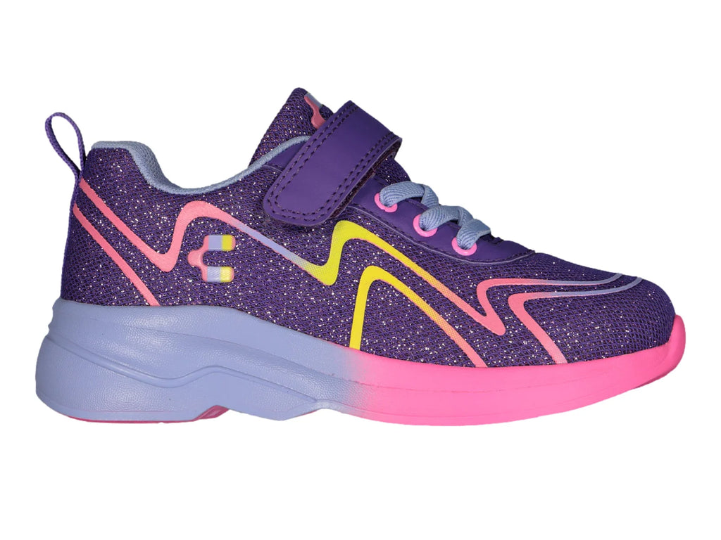 Tenis Charly Morado y Fucsia para Niña