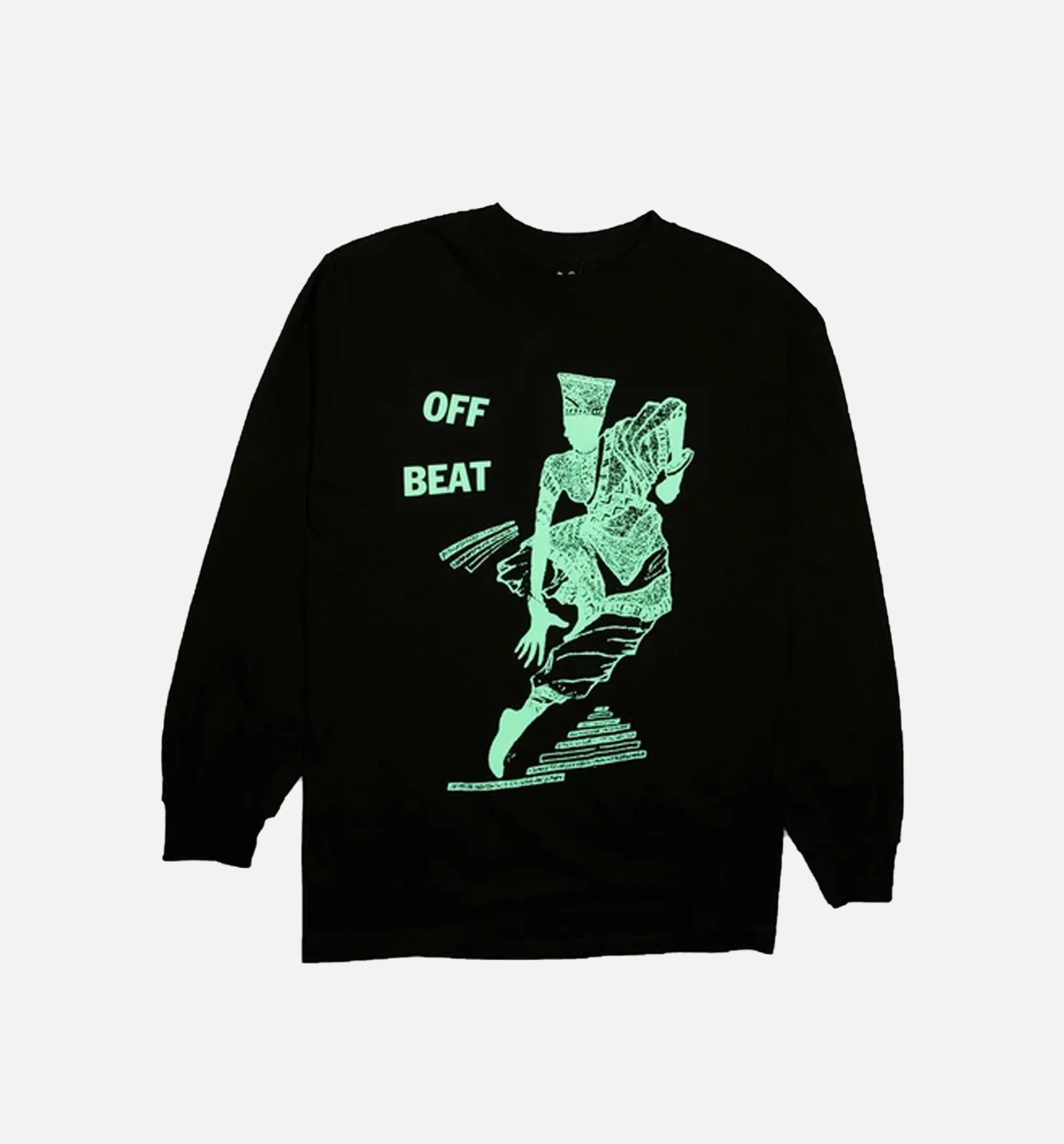 Voodoo Magic Long Sleeve Mens T Shirt Black Black