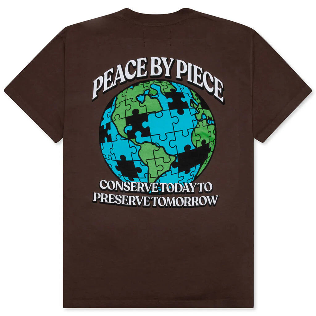 Peace by Piece Tee Bitter Chocolate