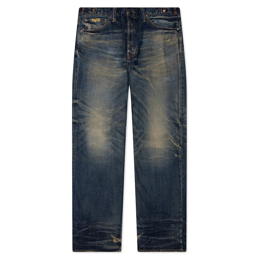 Showa Relaxed Jean Dirty Gold Repair