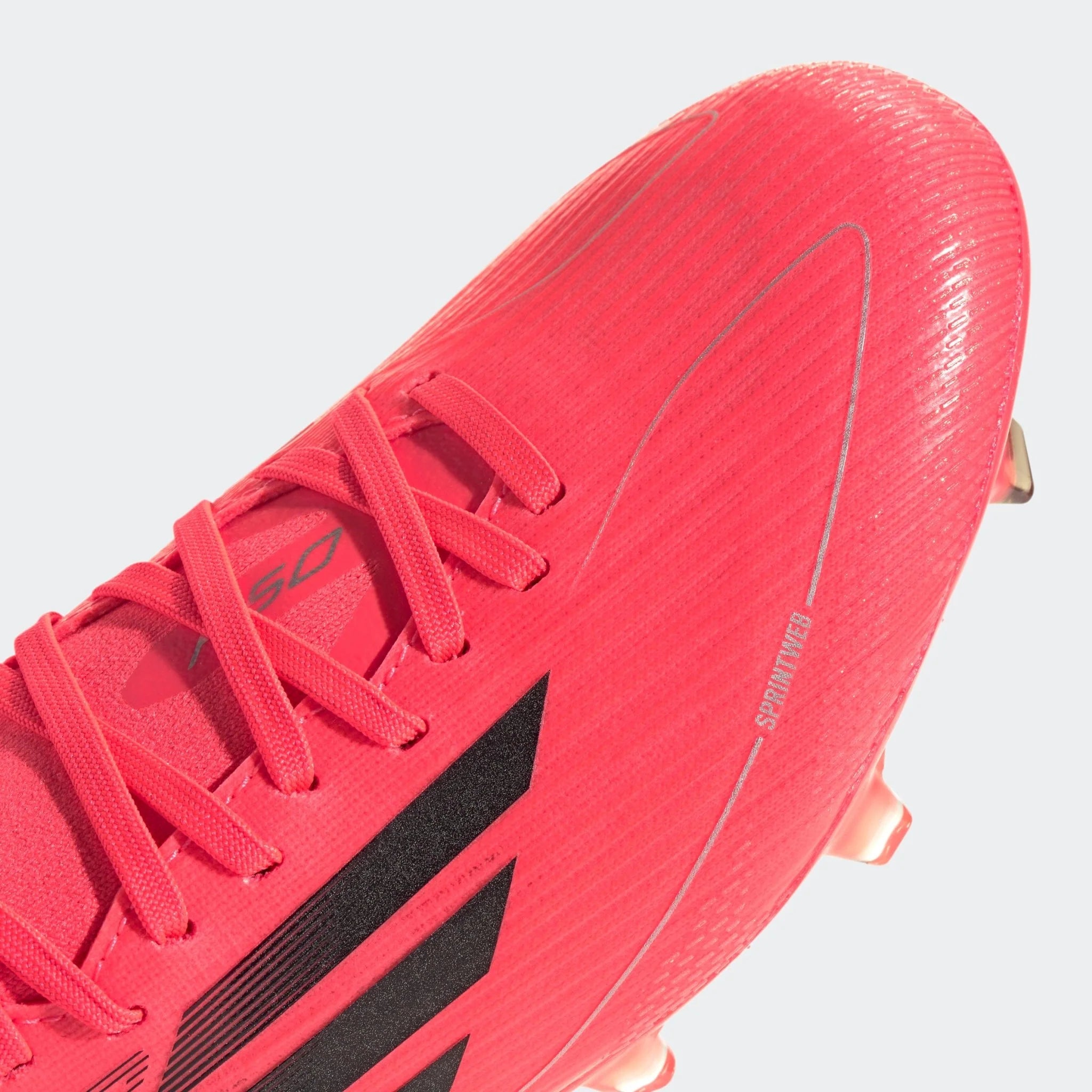 adidas Womens F50 Pro Mid Cut Firm Ground Boots Turbo Black Platin Metallic