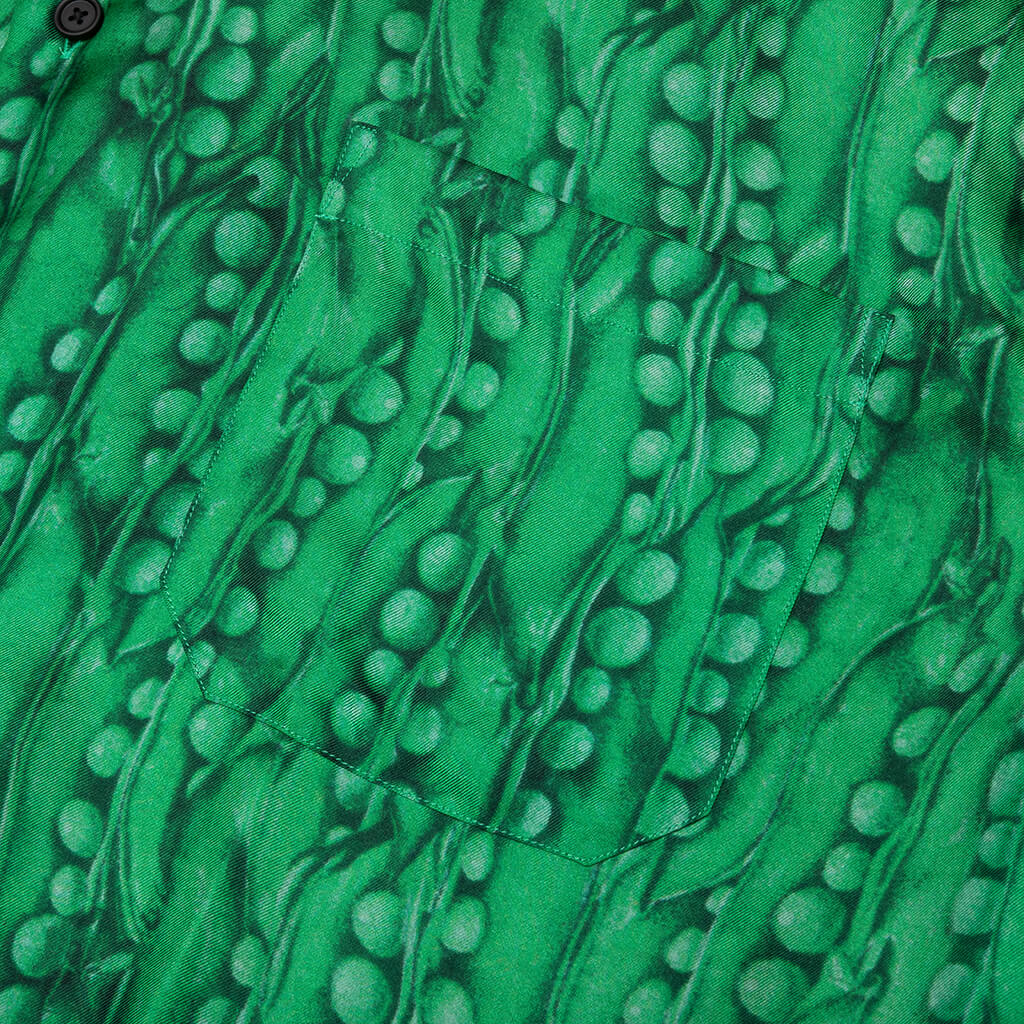 Hawaii Shirt w Front Pocket Green