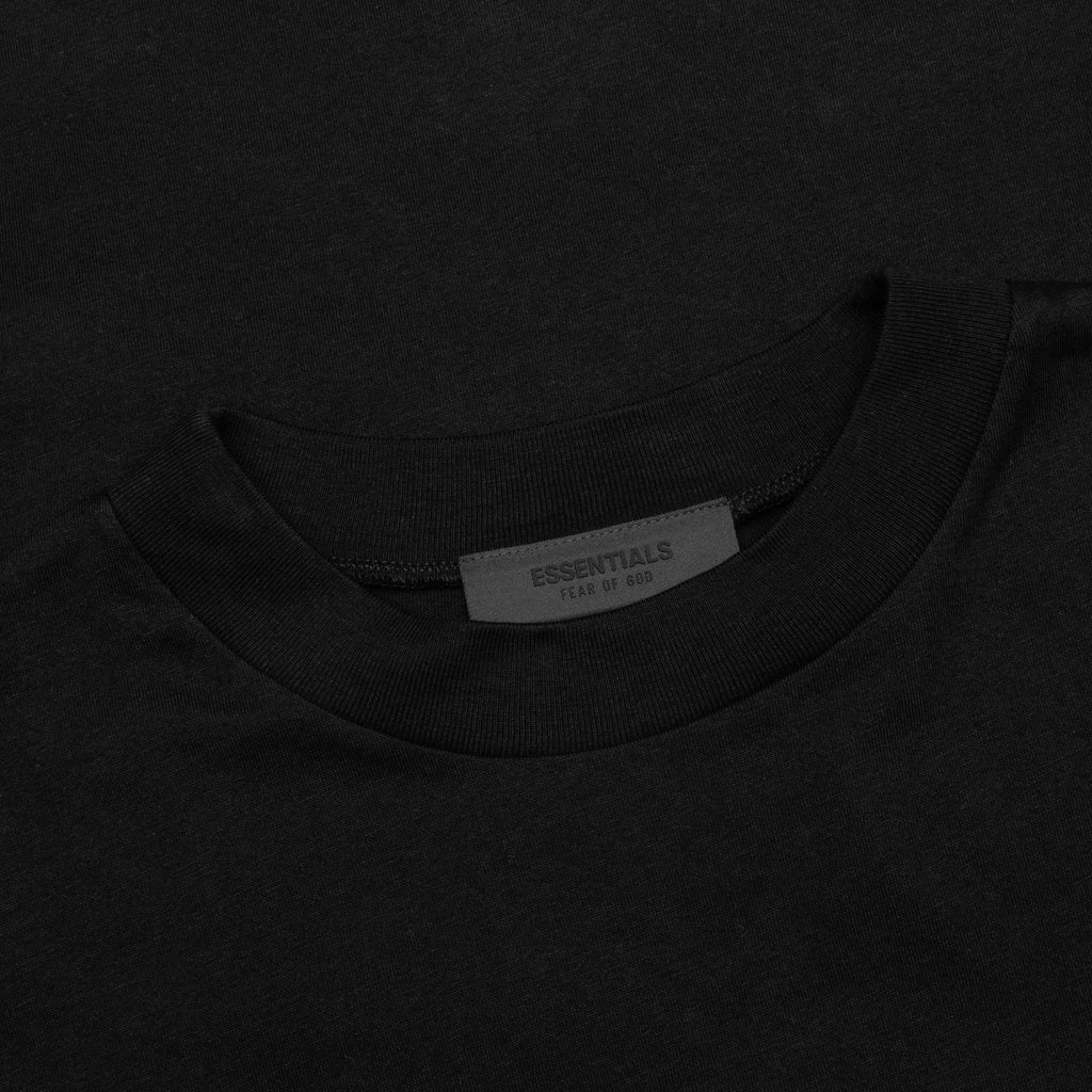 Jersey Crewneck T Shirt Black