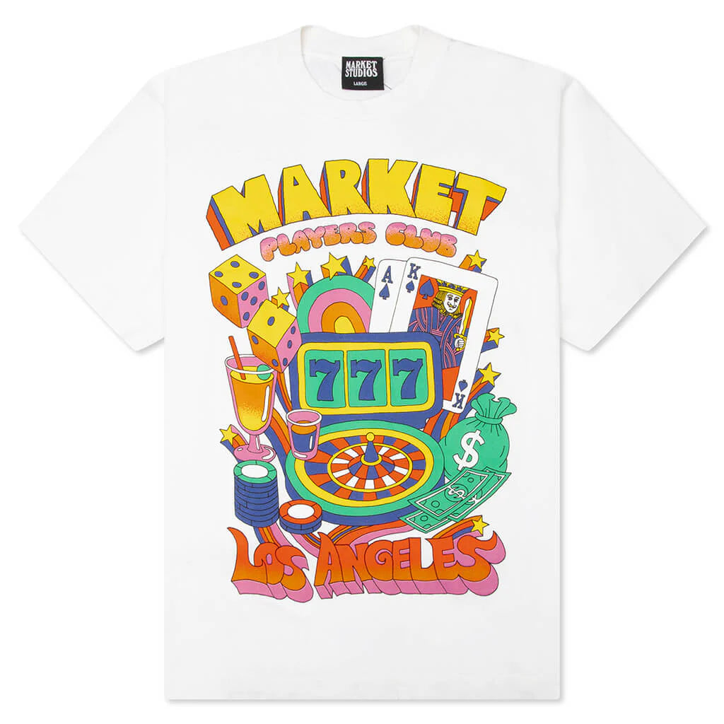 Players Club T Shirt White